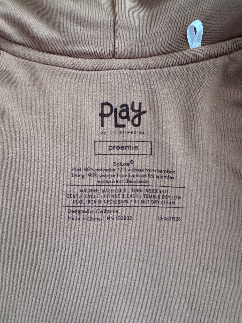 Little Sleepies Teddy Bear Sherpa Baby Jacket - Picture 3 of 4